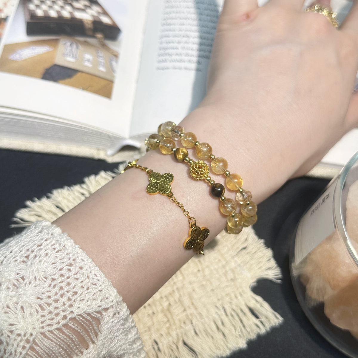 Gold Bracelet Stack — Mix & Match Layering Set